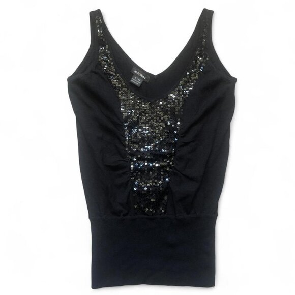 Le Chateau Sequin Sweater Tank - Picture 2 of 4